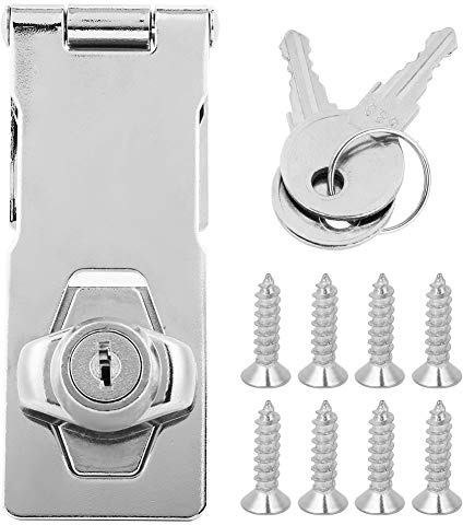 Schrankschlösser, Drehknopf Überfalle mit Schlüssel Möbelschlösser aus Zinklegierung für Kleine Türen, Schubladen, Schränke