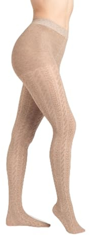s.Oliver Damen Strumpfhose Cable Stitch 1er Pack