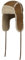 Stetson Lambsfur Bomber Fliegermütze - Mütze im Piloten-Look - Lederkappe mit Ohrenklappen - Handgefertigt in Deutschland - Unisex - Herbst/Winter braun XXL (62-63 cm)