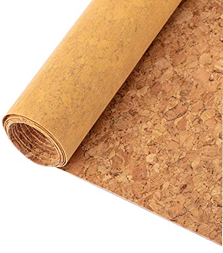 Natürliches Weiches Korken-gewebe Umweltfreundliche Kunstleder-gewebe Für Diy-handwerk, Schuhe, Polsterung, Taschen, Geldbörsen, Telefonkofferabdeckungen, Ohrringe(Color:135x91cm)