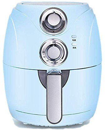 Friteuse à air, grammable avec écran tactile numérique LCD, friteuse à air chaud électrique sans huile 1200 W, arrêt automatique, E() (rose) (bleu) nécessaire Efficency