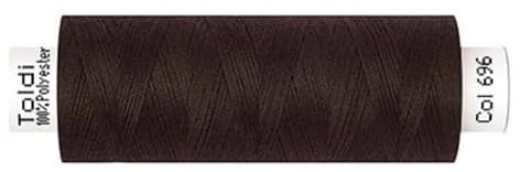 Gütermann Creativ Nähgarn TOLDI | 500m | Polyester | 40 Farben (696 dunkelbraun)