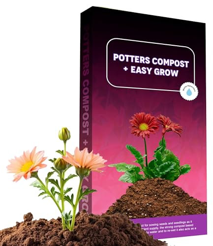 60 Litres Potters Compost Seed-Sowing Ideal For Potting, Planting, Outdoor & Indoor Containers Easy Grow Soil Bags Nutrient Balanced For Stronger Roots (1 Bag (60 Litres))