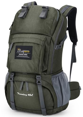 Mountaintop 40L Wanderrucksack für Herren und Damen – Leichter Trekkingrucksack für Backpacking, Reisen, Outdoor-Camping und Klettern – Perfekt für Abenteuer und Tageswanderungen