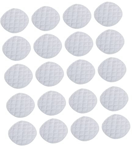 MERRYHAPY 20stücke Brustwarzenabdeckungen Stillen Pads Fütterungseinlagen Milchsparer Atmungsaktiv Waschbar Hautfreundlich Stillutensilien