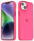 oakxco for iPhone 13 iPhone 14 Case Clear Hard Shell, Slim Thin Matte Transparent Plastic Cover & Protective Soft Silicone Rubber TPU Bumper, Girly Cute Phone Case for Women Girls, Hot Pink