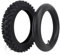 80/100-12 3.00-12 Offroad-Motorradreifen- und Schlauchset mit TR87-Ventil, Robuste Konstruktion für Hervorragenden Grip, Passend für CRF70F XR70, TTR 90, KLX 110