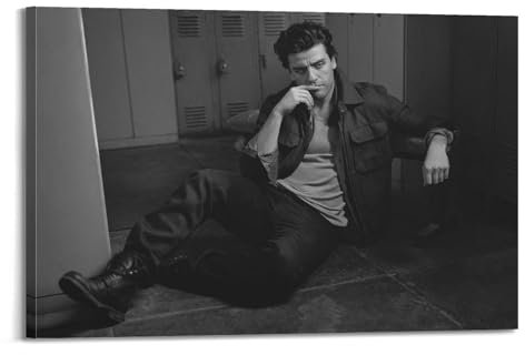 WAWYY Oscar Isaac Poster auf Leinwand, Gemälde, Wandkunst, dekoratives Bild, Drucke, moderne Dekoration, 60 x 90 cm
