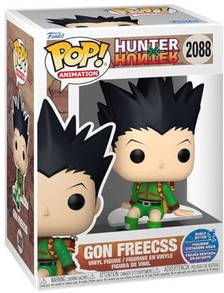 Funko POP! Animation: Hunter x Hunter (HxH) - Gon Freecss (Shelf Sitter) | Offizielles Anime Merch - Vinyl Sammelfigur als Regal Deko - Geschenkidee zum Geburtstag für Fans und Sammler