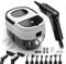 Steam Cleaner, 2500w Steamer for Cleaning, Handheld Steam Cleaner for Home Use, 3-Garde Adjustable Handle, Car Detailing steamer, Portable Steam Cleaning Machine for Window, Kitchen, Upholstery, Floor