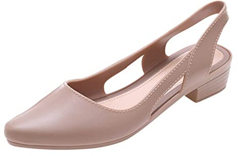 Dirndl Schuhe Damen, Slingpumps Damen Ms. Sommer Elegante Party - Mode Brautschuhe Hochzeiten Blockabsatz Damenschuhe Heels Comfort Sandalen Bequem Frauen Hochzeitsschuhe Tanzschuhe