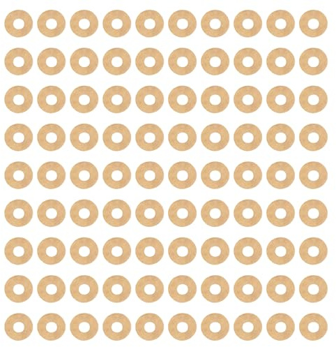 90-teiliges Klavier-Balance-Dichtungssatz – Regulierungs-Reparaturzubehör, Klavier-Frontschienen-Stanzungen, Unterlegscheiben Durchmesser 12 mm