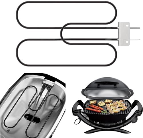 Élément Chauffant, Pièce De Rechange Élément Chauffants 66816 Pour Weber Q240 Q2400 Gril éLectrique Gril Tube Chauffant Adapté 230V 2200W Élément Chauffants Pour Weber Q240 Q2400 Gril Extérieur