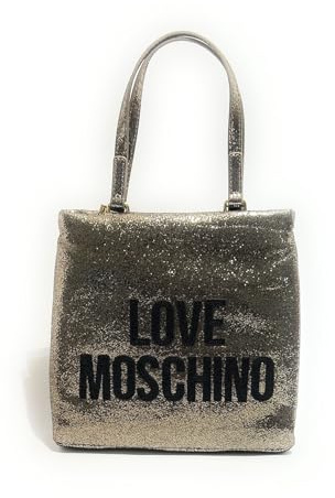Moschino Borsa donna Love mano/tracolla soft pl oro Dimensioni borsa: PICCOLA