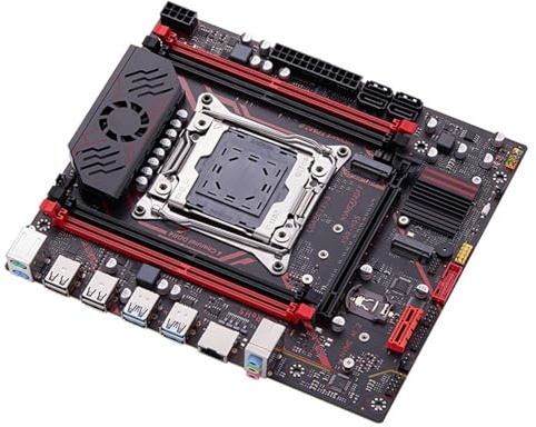 Kit set scheda madre X99 H9S con CPU LGA2011-3 E5 2630 V4 DDR4 memoria da 8 GB NVME M.2 TPM 2.0 Interfaccia SATA3(Motherboard+CPU+RAM)