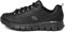 Skechers Damen Sure Track Trickel Sicherheitsschuhe, Black Leather, 41 EU