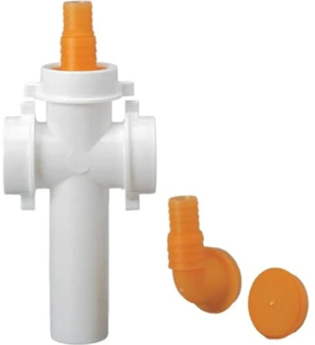 lira Raccordo 3 Vie con Attacco Lavatrice e lavastoviglie 40x120mm, Multicolore, Standard