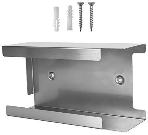 Handschuh-Spender Edelstahl Für 1 Box XL (25 x 13.4 x 8.7) Silber