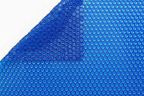 International Pool Protection Cobertor Solar/Manta Térmica de 600 micras Económica con orillo o Refuerzo en Todo el Contorno DE 12 x 6m