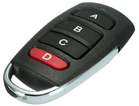 Mando a Distancia de Canal, SONSAN Universal 4 Botones Clonación 433 MHz eléctrico Garaje Puerta Mando a Distancia Fob.