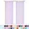 Megachest Lucy Voile-Vorhang mit Schlaufen, gewebt, 2 Paneele mit Bändern, Flieder, B 142 x H 228,5 cm, in 28 Farben