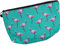 cosey Make-up Tasche, trendige Schminktasche und Kulturbeutel – Flamingo Türkis