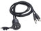 Duttek USB Panel Bündigungs kabel, 2 x USB 2.0 Stecker auf Buchse, Verlängerungshalterung, Armaturenbrett Halterung, Kabel, für Auto, Boot, Motorrad (rundes Doppel USB 2.0, 1 m)