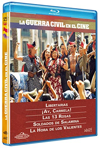 La guerra civil en el cine (Blu-ray) Pack 5 peliculas: Libertarias / ¡Ay Carmela! / Las 13 Rosas / Soldados de Salamina / La Hora de los Valientes