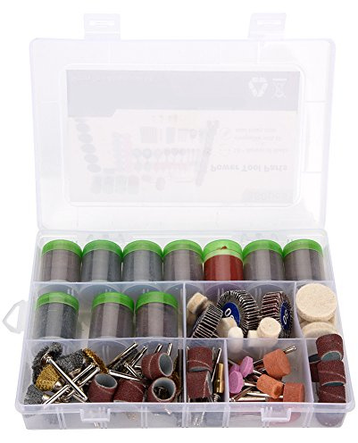 Sanding Rotary Tool Kit, 350Pcs Rotary Sanding Tool Accessory with a Storage Case for Grinding Sanding