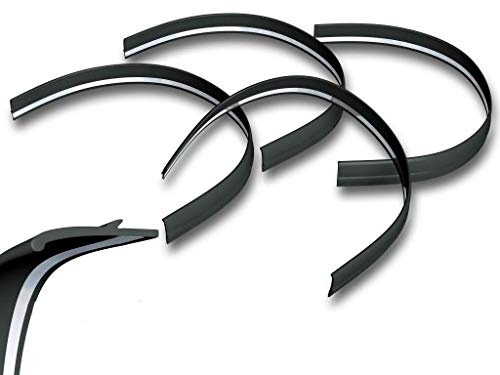 Hansen Styling Parts → 4 Stück ← universelle Kotflügelverbreiterung 40 mm Breit - 200 cm lang passend für PKW, Pickup, Wohnmobil, SUV, Transporter Gummilippe Verbreiterung