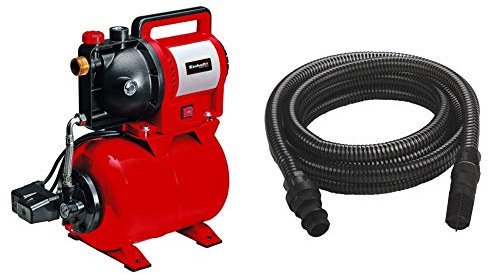 Einhell Hauswasserwerk GC-WW 1045 N (1050 W, 4.8 bar, max. 4500 L/h, max. 48 m Förderhöhe, Wasserfüllanzeige, Wassereinfüllöffnung/-ablassschraube, 20 l-Tank, ink. 7 m Saugschlauch)