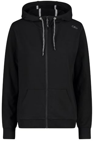 CMP Damen Damen-Sweatshirt aus Stretch-Fleece mit Fester Kapuze Jacke