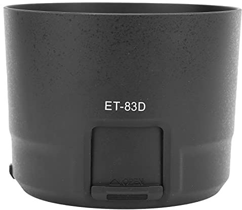 ET ‑ 83D Parasol de Lente de cámara de Repuesto, Parasol de Lente en ABS Pantalla de Lente Protector de Lente de Repuesto en plástico para EF 100‑400 mm F / 4,5‑5,6L IS II USM
