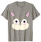 Hase Tier Gesicht Karneval Faschings Verkleidung Kostüm T-Shirt