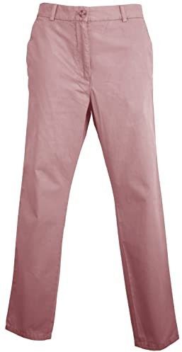 Ex-Store Pantalon chino en coton pour femme, rose, 34 longue