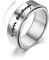 OIDIMS I am Enough inspirierende Nachrichtenringe, minimalistischer Spinner, Fidget-Ring, drehbar, stapelbar, Edelstahl, modisch, Ermutigung, Statement-Schmuck für Damen und Herren, Geburtstags- und