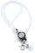 1 Stück Kristall Lanyard Halskette Glitzernder Schlüsselbund ID Karten Halter Bling Strass-Schlüsselband Kartenhalter Schlüsselring Abzeichenhalter Schlüsselbänder Büro für Frauen Damen,Weiß