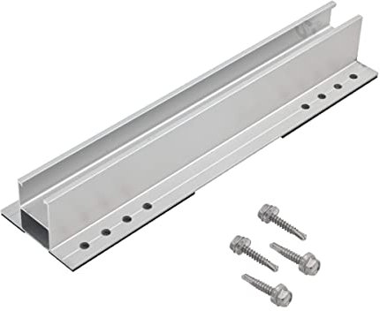 STI Profilo Alluminio 250mm per tetto lamiera grecata con viti e guarnizione epdm EOLO 2