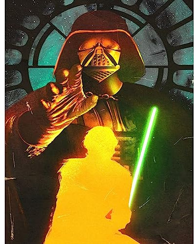 NAIMOER Robot Diamond Painting Kit Completo Adultos, DIY Cristal Pintura De Diamante, Arte Painting Decoración con Piedras Brillantes De Pared Del Hogar 30x40cm