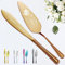 STREADVE Mariage Couteau à Gâteau Personnalisé et Ensemble de Serveur avec Gravure Pâtisserie Couteau à Pâtisserie Cadeau pour Fête de Mariage d'or d'argent Noël, Acier Inoxydable, Or Foncé