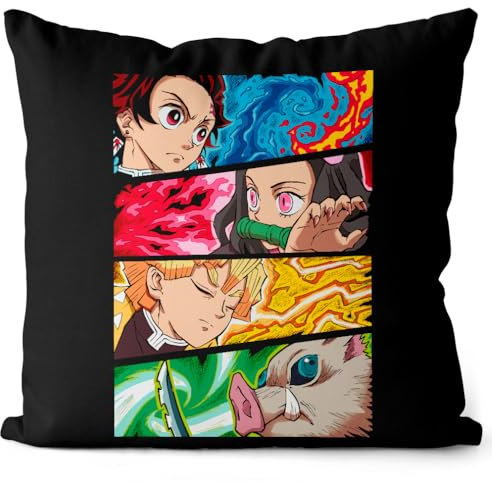 style3 Team Demon Kissen mit Füllung 40cm Baumwolle Demon Anime Japan Manga