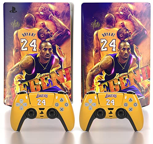 TESSGO PS-5 Skin Disc Edition Anime Konsole und Controller Vinyl-Aufkleber, langlebig, kratzfest, blasenfrei, präzise ausgerichtet