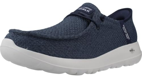 Skechers GEMÜTLICH Hausschuh Mann Slip-INS GO Walk MAX HALYCON BLAU