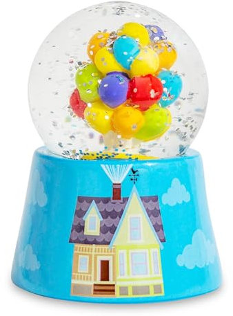 Disney Pixar UP, mini palla di neve con glitter vorticosi, per adulti, altezza 7,6 cm