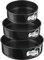 SAVOURLUXE 3 Springform Cake Tins Heavy Duty - Double Layer Non-Stick Coating, Removable Base, Heavy Duty Carbon Steel, Super Endurance - 22cm 24cm 26cm Cake Tins for Baking (3)