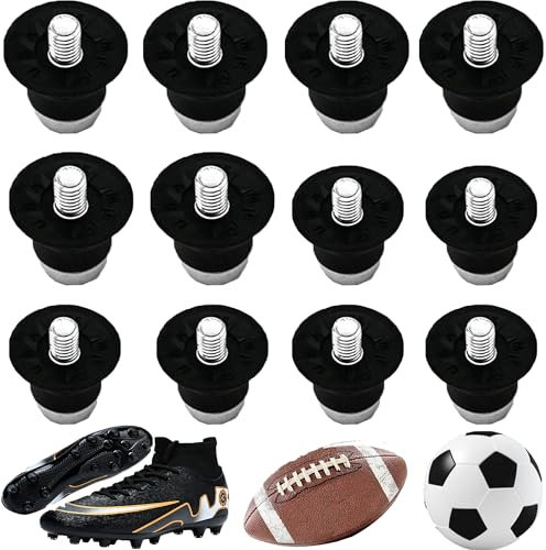 MZSX 12 PCS Puntas de, para Zapatos de fútbol, Tacos de Fútbol de Piezas de Repuesto, Clavos Resistente Al Desgaste Alta Compatibilidad, para Todo Tipo de Tacos de Fútbol Adulto 13/16MM