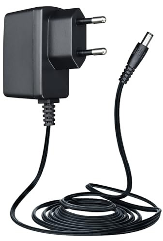 Adaptateur d'alimentation 5 V 1 A/1000 mA AC 100-240 V 50/60 Hz vers DC 5 V 1 A/1000 mA 5 W 5,5 x 2,1 mm, Prise Murale Moyenne Positive, câble de 1,8 m pour Une Utilisation Stable et Flexible