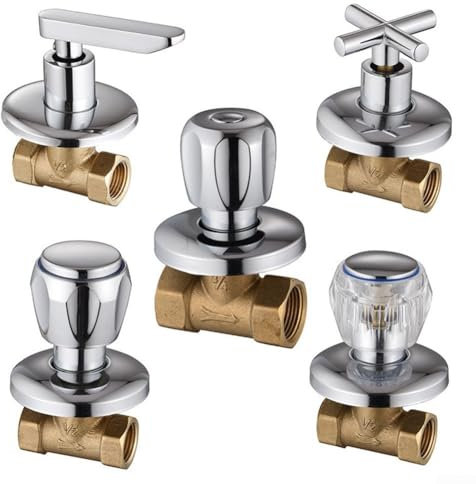 Effizienter Wasserdurchfluss Wandmontage Badewanne Wasserhahn Ventil G12 aus Kupfermaterial für den Heimgebrauch (A (Legierung G1/2))