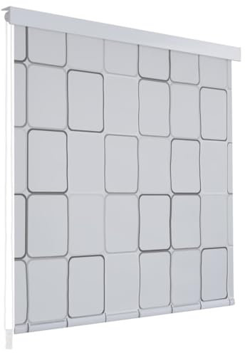 Articolo-Tenda a rullo per doccia, quadrata, 100 x 240 cm, accessori da bagno, tende da doccia