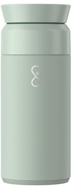 Ocean Bottle Brew Flask 350ml | Insulated Travel Flask for Hot & Cold Drinks | Recycled Stainless Steel | Sustainable, Eco Friendly Gift (Shale Green)